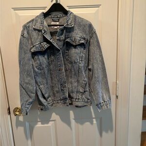 Classic Men's Light Wash Denim Jacket - Light Blue